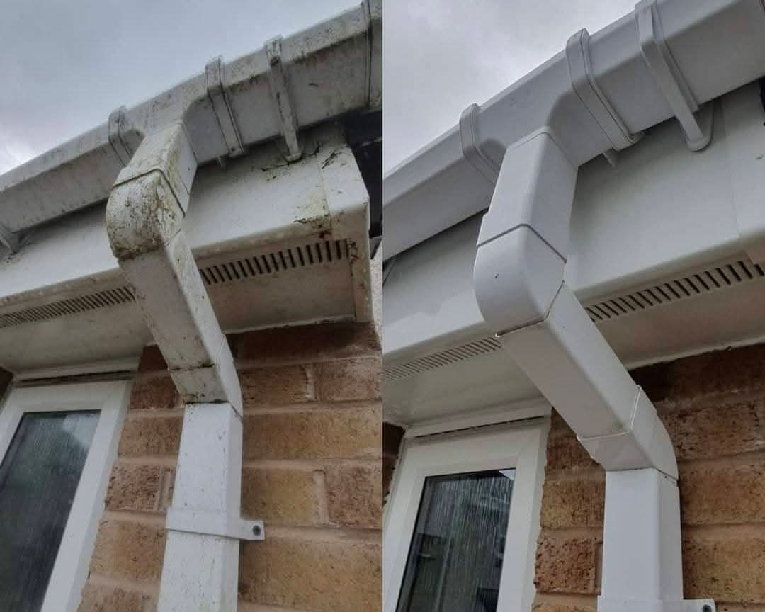 uPVC fascia soffit and cladding cleaning in Glasgow